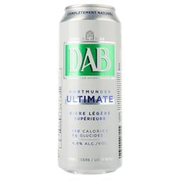 Пиво DAB ultimate Light світле, 4%, з/б, 0.5 л