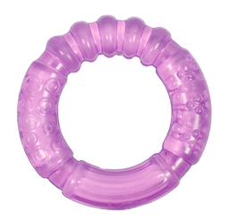 Прорезыватель для зубов Lindo, с водой, фиолетовый (LI 304 фиол)