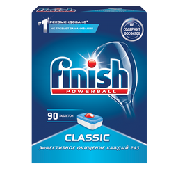 Таблетки для посудомийних машин Finish Classic, 90 шт.