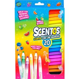 Набор ароматных маркеров для рисования Scentos Тонкая линия 20 цветов (20435)