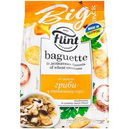 Сухарики Flint Baguette Пшеничные со вкусом грибов в сливочном соусе 150 г (814785)