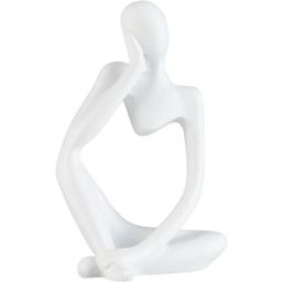 Статуетка декоративна МВМ My Home Мислитель, біла (DH-ST-16-1 WHITE)