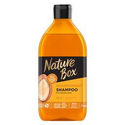Шампунь Nature Box для питания и интенсивного ухода за волосами, с аргановым маслом холодного отжима, 385 мл