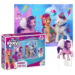 Пазл DoDo My Little Pony, з фігуркою, 60 елементів, (200140)