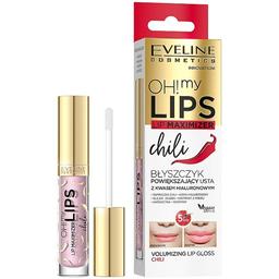 Блиск для губ Eveline Cosmetics OH! My Lips Lip Maximizer Chili Перець чилі з ефектом збільшення 4.5 мл (LBL4OHMYCH)