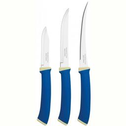 Набор ножей Tramontina Felice, синий (23499/177)