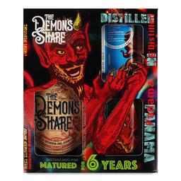 Ром The Demon's Share La Reserva Del Diablo Rum 6yo + 2 банки, 40%, 0,7 л (879123)