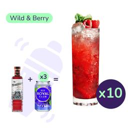 Коктейль Wild & Berry (набор ингредиентов) х10 на основе Nemiroff