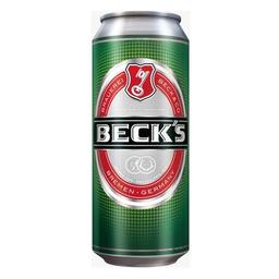 Пиво Beck's, світле, 5%, з/б, 0,5 л (911494)