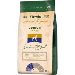 Сухой корм для собак Fitmin Nutrition Programme Maxi Junior Lamb with Beef 12 кг