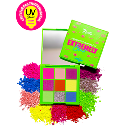 Палетка пигментов для макияжа 7 Days Extremely chick UVglow Neon, тон 502 Futuristic (6972011061551)