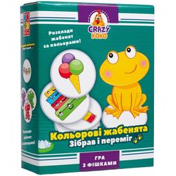 Игра настольная Vladi Toys Crazy Koko Цветные лягушонки укр. язык (VT8025-06)