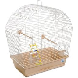 Клетка для птиц Природа Лина, 44х27х54 см, бежевая