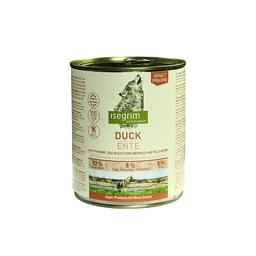 Вологий корм для дорослих собак Isegrim Adult Duck with Parsnip, Sea Buckthorn, Wild Herbs Качка з пастернаком, обліпихою і травами, 800 г