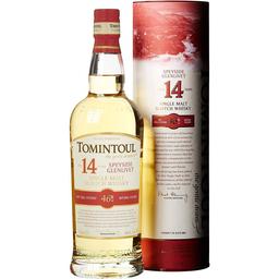 Віскі Tomintoul 14yo Single Malt Scotch Whisky 46% 0.7 л у тубусі