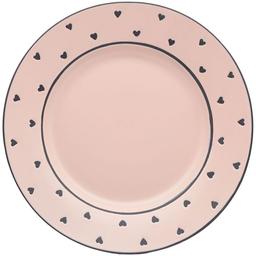 Тарілка обідня МВМ My Home, 23 см, рожева (KP-40 LIGHT PINK)