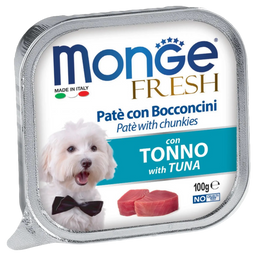 Вологий корм Monge Dog Fresh з тунцем, 100 г