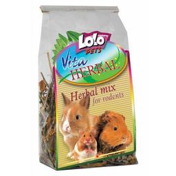 Повседневный корм для грызунов и кроликов Lolopets Vita Herbal Овощная грядка, 40 г (LO-74104)