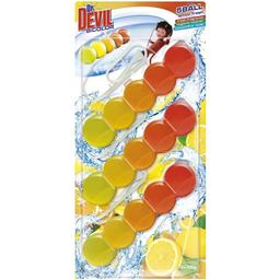 Туалетные шарики Dr.Devil Лимонная Свежесть, 3 шт. по 35 г