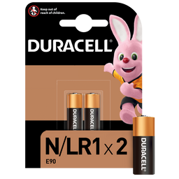 Щелочные батарейки Duracell N 1,5V E90/LR1, 2 шт. (81545465)