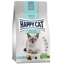 Сухой корм для кошек с чувствительным пищеварением Happy Cat Sensitive Magen&Darm, с уткой и рисом, 4 кг (70597)