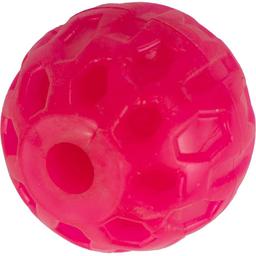 Іграшка для собак Agility м'яч з отвором 6 см рожева