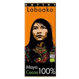 Шоколад чорний Zotter Labooko Maya 100% Cacao органічний 65 г (2 шт. х 32.5 г)