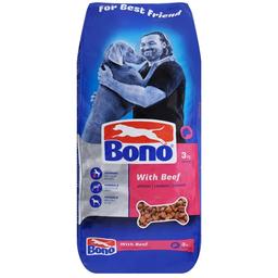 Сухий корм для собак Bono, з яловичиною, 3 кг