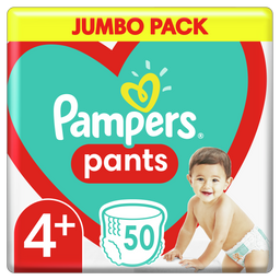 Подгузники-трусики Pampers Pants 4+ (9-15 кг), 50 шт.
