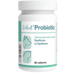 Вітамінно-мінеральна добавка Dolfos Probiotic для правильного функціонування шлунково-кишкового тракту у собак, 60 таблеток (4005-60)