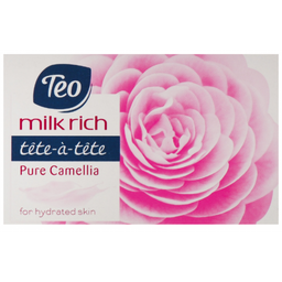Мыло твердое Teo Milk Rich Tete-a-Tete Pure Camelia, розовый, 100 г (58086)