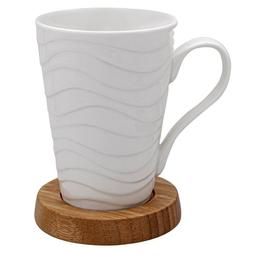 Чашка Lefard на бамбуковій підставці, 400 мл (944-057)
