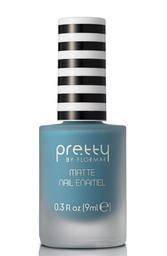 Лак для нігтів матовий Pretty Matte Nail Enamel, відтінок 008 (Aqua), 9 мл (8000018545923)