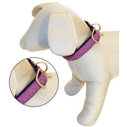 Нашийник для собак Croci Mylord, регульований, з тисненням, 30-50x2 см, фіолетовий (C5080077)