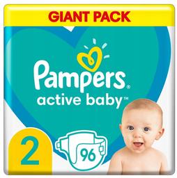 Підгузки Pampers Active Baby 2 (4-8 кг), 96 шт.