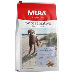 Сухий корм для дорослих собак Mera Pure Sensitive Fresh Meat, зі свіжим оселедцем і картоплею, 12,5 кг (57350)