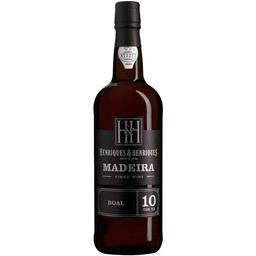 Вино Henriques&Henriques Madeira 10yo Boal, біле, напівсолодке, 20%, 0,5 л