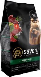 Сухий корм для собак малих порід Savory Breeds rich in Fresh Lamb, зі свіжим м'ясом ягняти, 1 кг