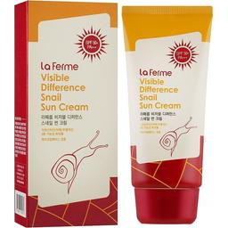 Сонцезахисний крем FarmStay Visible Difference Snail Sun Cream SPF 50+/ PA +++ 70 мл
