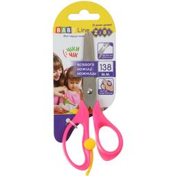 Ножницы детские ZiBi Baby Line с пружиной 13.8 см розовые (ZB.5017-10)