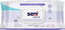 Вологі серветки для догляду за шкірою Seni Care Sensitive, 80 шт.