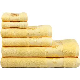 Полотенце махровое Maisonette Bamboo, 76х152 см, желтый (8699965120940)