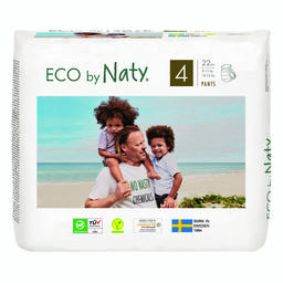 Органические подгузники-трусики Naty 4 (8-15 кг), 22 шт.