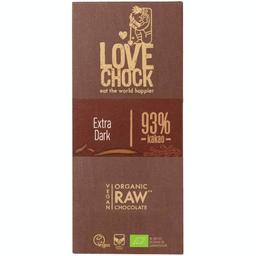 Шоколад сирий Lovechock Extra Dark органічний 93% 70 г