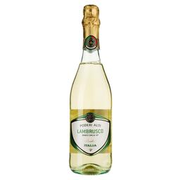 Вино ігристе Poderi Alti Lambrusco dell'Emilia, біле, напівсолодке, 7,5%, 0,75 л (953)