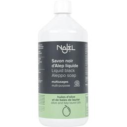 Мультифункциональное черное алеппское мыло на основе оливкового масла Najel Liquid Black Aleppo Soap Multi-Purpose 1 л