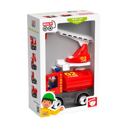 Машинка Efko MultiGO Пожарная 2 в 1, красный (27324)