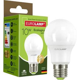 Светодиодная лампа Eurolamp LED Ecological Series, A60, 10W, E27, 3000K (LED-A60-10273(P))