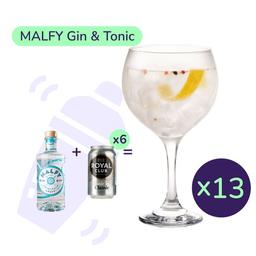 Коктейль Malfy Gin&Tonic (набор ингредиентов) х13 на основе Malfy Originale