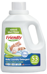 Органічний гель для прання дитячої білизни Friendly Organic Без запаху, 1567 мл